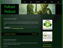 Tablet Screenshot of fullcastpodcast.com